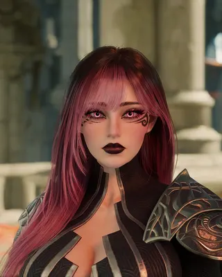 Pink Dark Goth Cute Elf