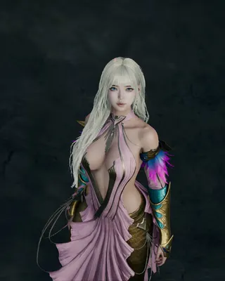 Cute White Hair Cat Fae