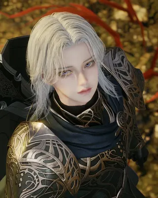 Fantasy-style white-haired little character