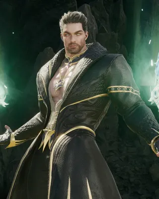 Handsome male character