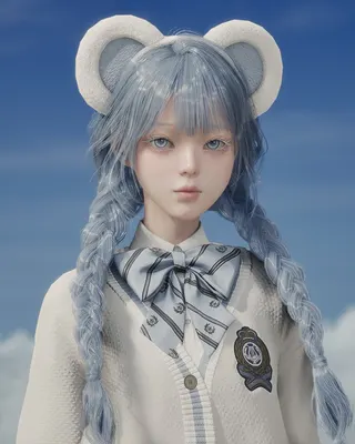 Little Angel in Blue ୨୧