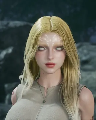 blonde angelical healer - DarkEdge
