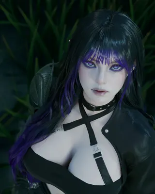 Purple Highlights ELF BADDIE