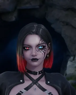 Fire and Ice Goth Girl