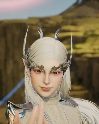 Silver Hair Elf Woman