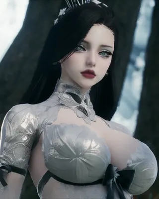  Ice Queen Dark Fantasy Gothic