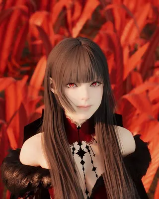 黒髪の子