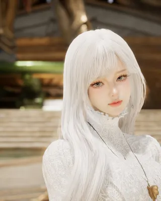 White hair