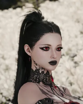 Simple goth girl